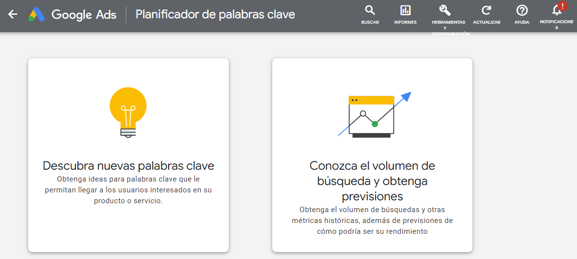 google keyword planner