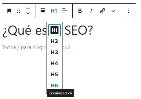 google seo h1 h2 h3