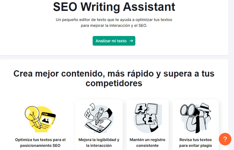herramienta seo semrush SEO Writing Assistant