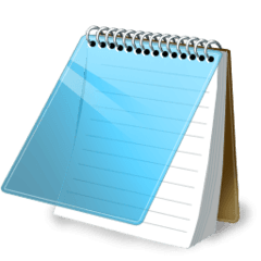 iconos de procesadores de texto bloc de notas