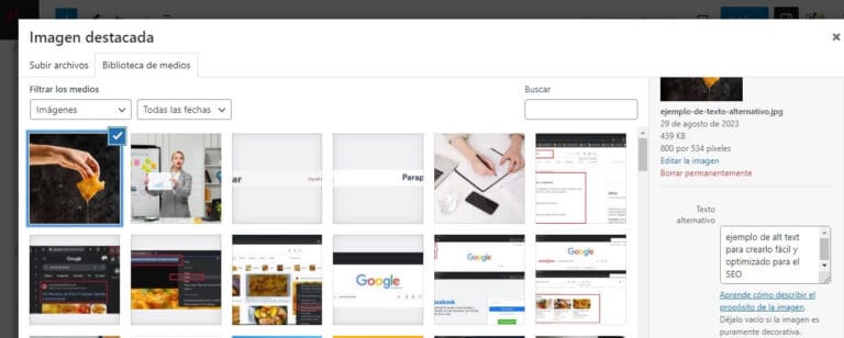 qué es alt text y cómo optimizarlo para el SEO