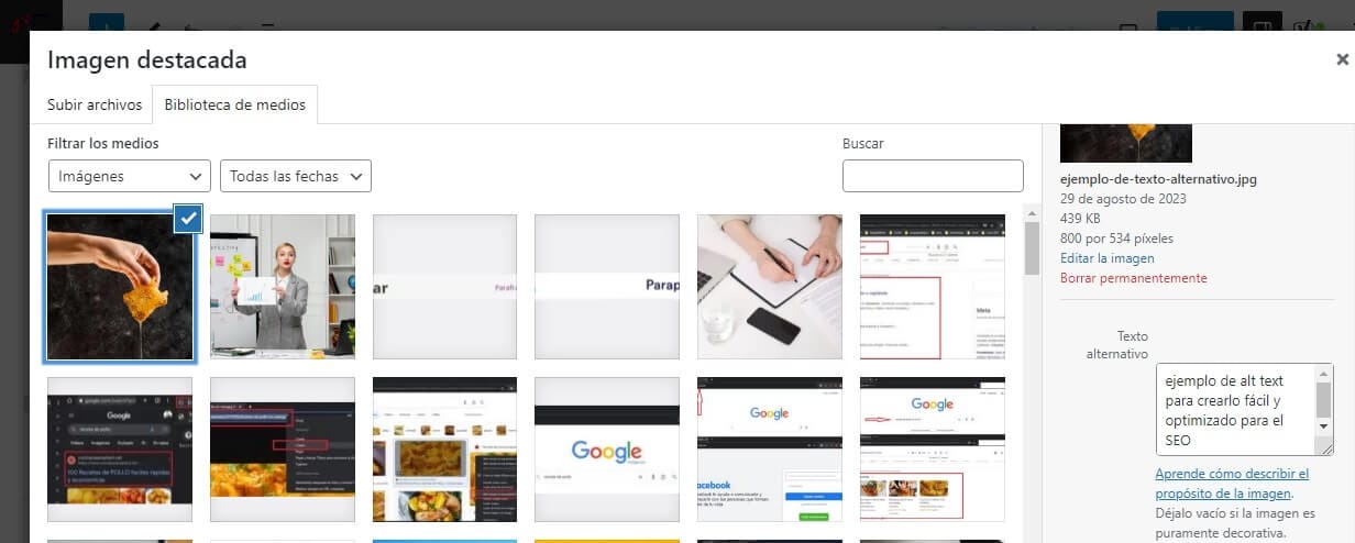 qué es alt text y cómo optimizarlo para el SEO